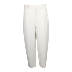 Isabel Marant Cropped Trousers in Ivory Acetate